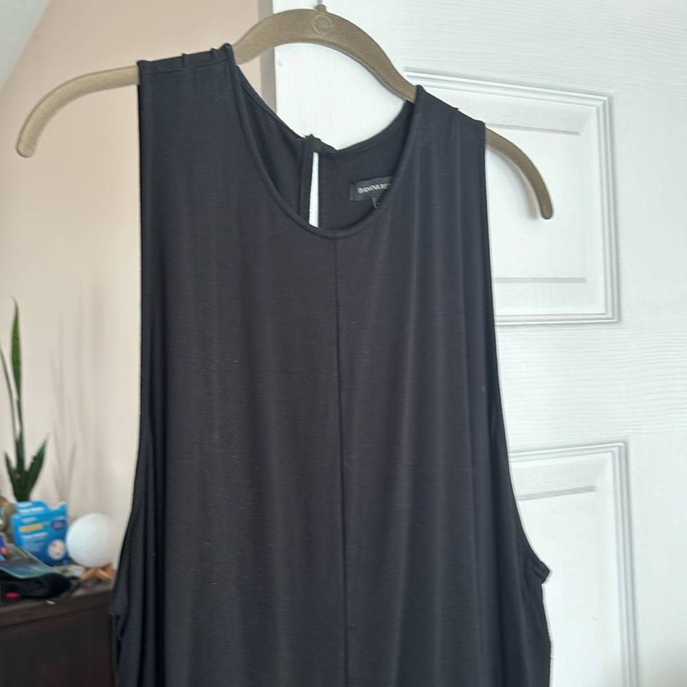 Banana republic xxl black sleeveless dress